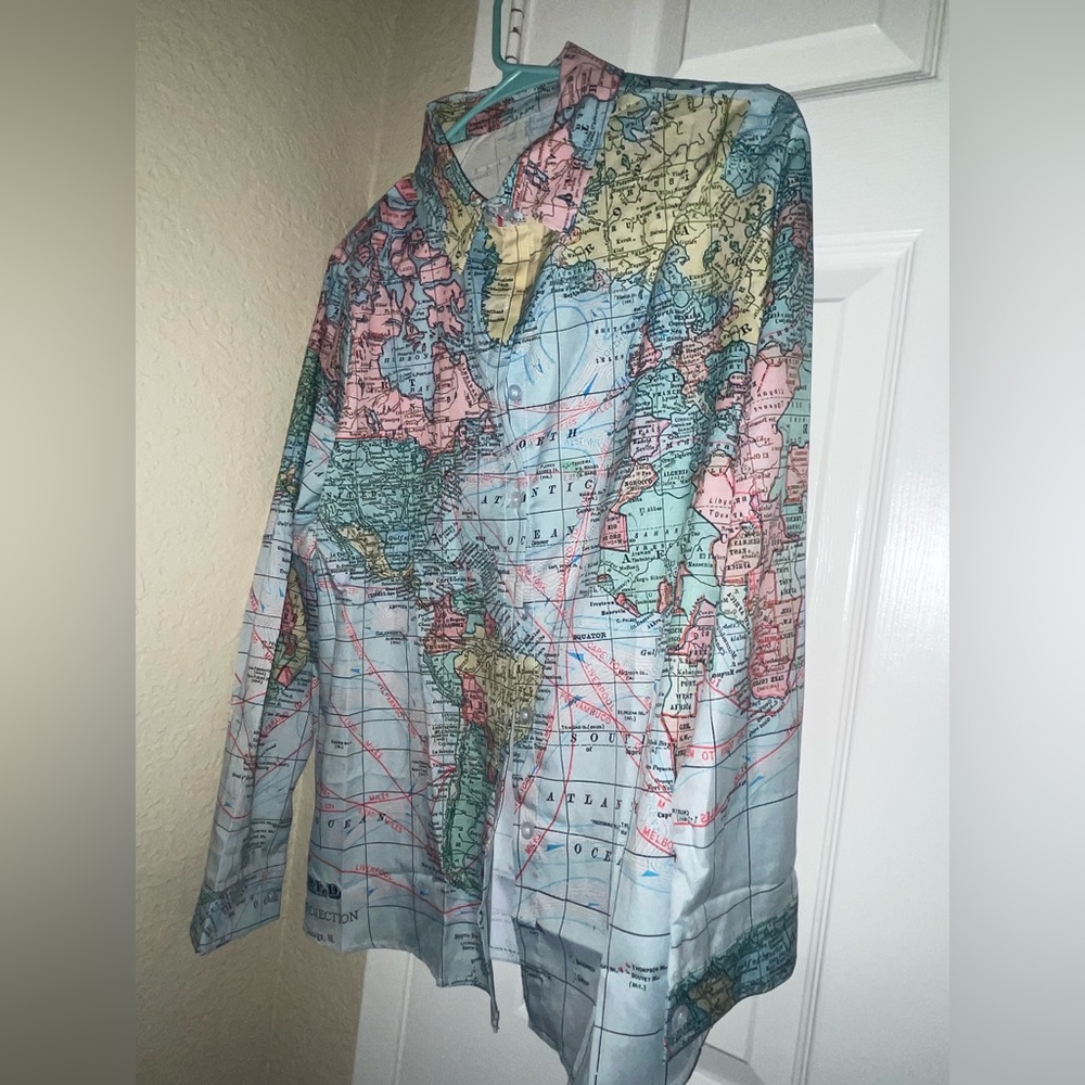 Map of the world  shirt
